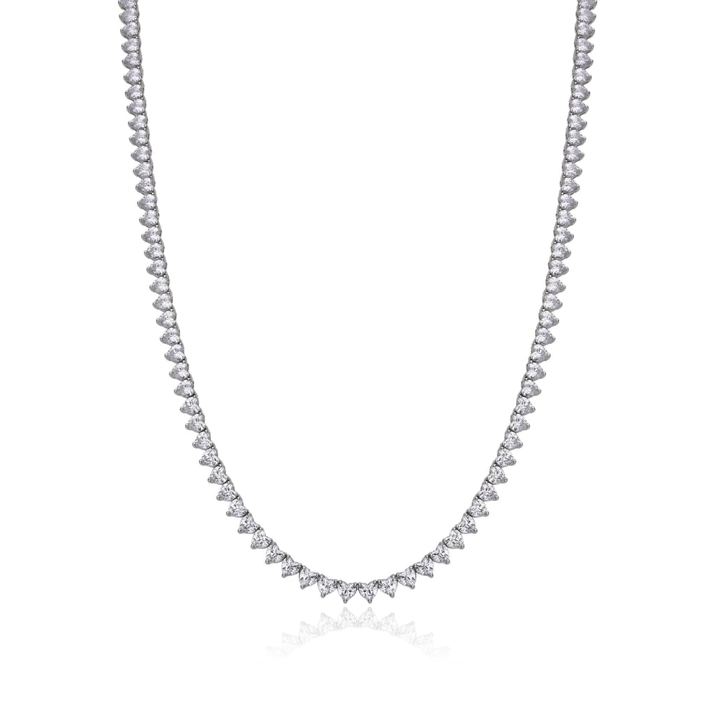 שרשרת טניס שפיצים ZSI436-1-40cm-3mm