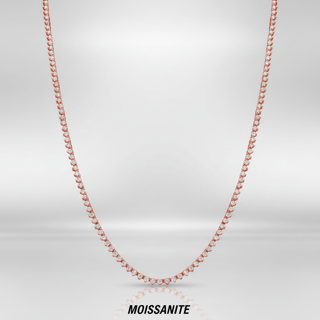 שרשרת טניס מוסונייט mosi008-3mm-12ct--2-M