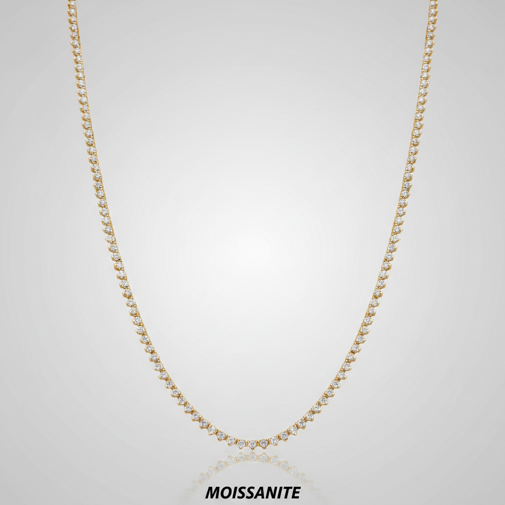 שרשרת טניס מוסונייט mosi008-3mm-12ct--3-M