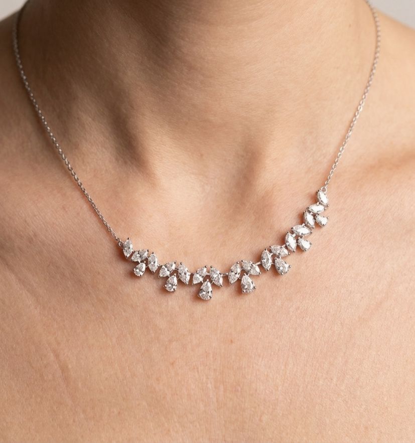 שרשרת יהלומי מעבדה